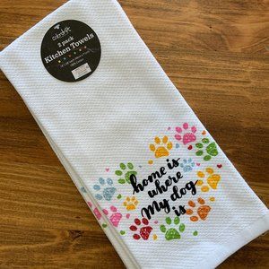 Home is Where My Dog is Kitchen Towel Set